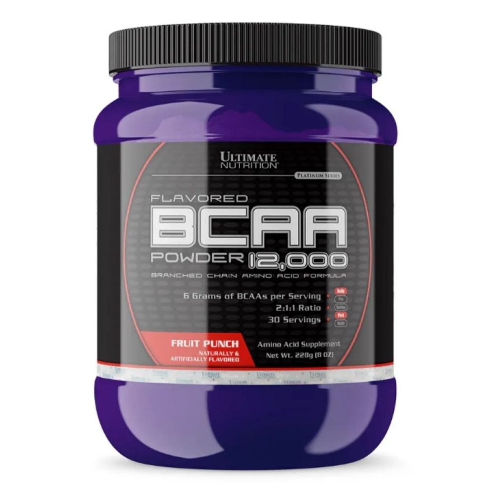 BCAA Ultimate Nutrition BCAA 12000 Flavored Powder 228 g Фруктовый пунш
