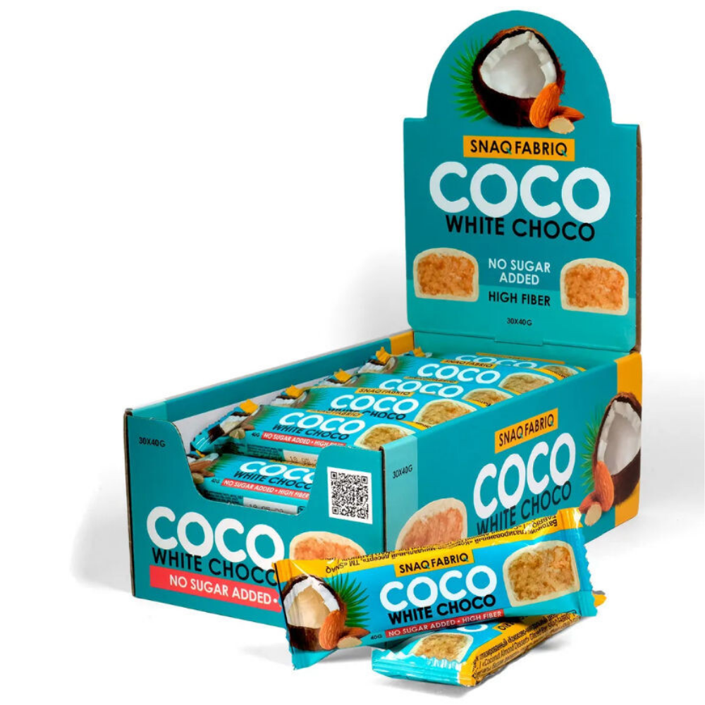 Батончик SNAQ FABRIQ 40 g Coco Батончик Кокосово-миндальный десерт