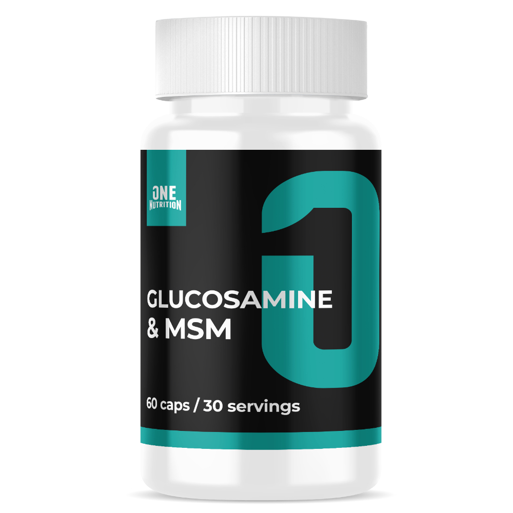 Средство для сустава и связок ONE NUTRITION  Глюкозамин МСМ Хондропротектор для суставов 60 капсул