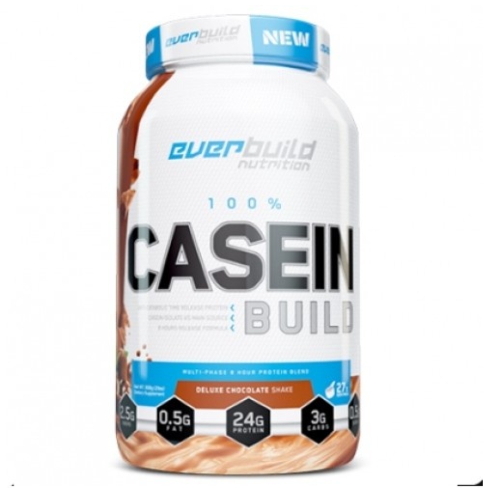 Протеин Ever build nutrition 100% Casein Build 908 g Шоколадный коктейль