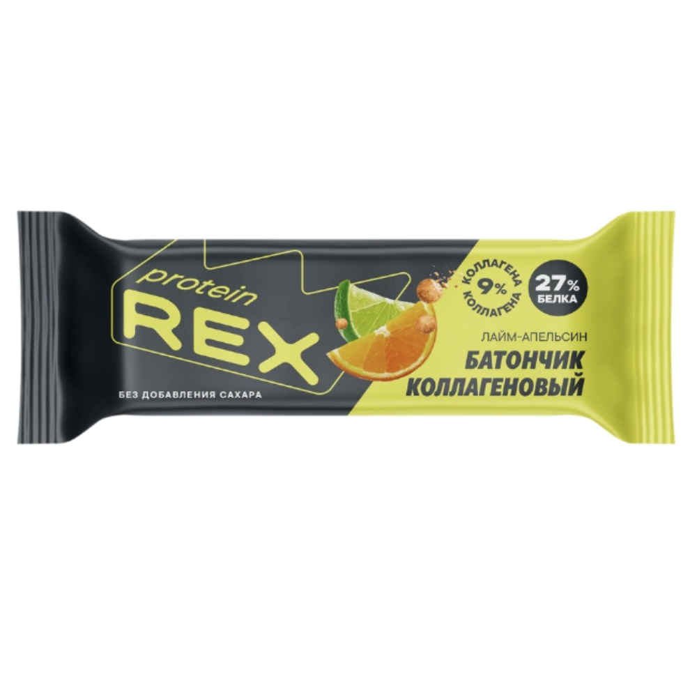 Батончик ProteinRex 45 g Батончик Коллагеновый Лайм апельсин